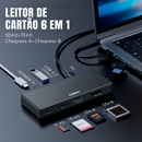 Leitor De Cartão Dorn 6 Em 1 Usb-c Cfexpress Sd Tf 10gbps