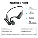 Fone De Condução Óssea Dorn Com IA Chatgpt Para iPhone