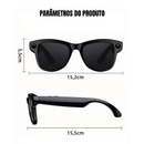 Óculos Inteligente com Câmera e IA Virtua FX M1 Lente Fotocromática + Case
