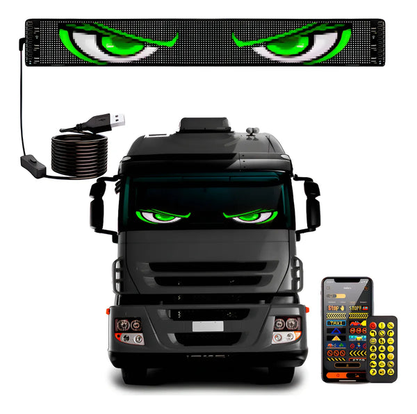Painel de LED Olhos Animados para Caminhão IP65