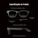 Óculos Inteligente com Câmera 2K e IA Virtua FX Lente Fotocromática Anti Luz Azul