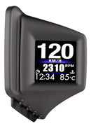 Computador de Bordo Dorn OBD2 Universal - HUD 2 em 1, Leitura de RPM, Temperatura, GPS e Alertas