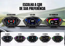 Computador de Bordo Dorn OBD2 Universal - HUD 2 em 1, Leitura de RPM, Temperatura, GPS e Alertas