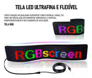 Tela Flexível de Led para Carros e Caminhões Virtua FX - Display Digital com Aplicativo no Celular