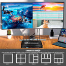 Placa De Captura Usb 4 Entradas Hdmi 4k Tela Simultanea + Nf