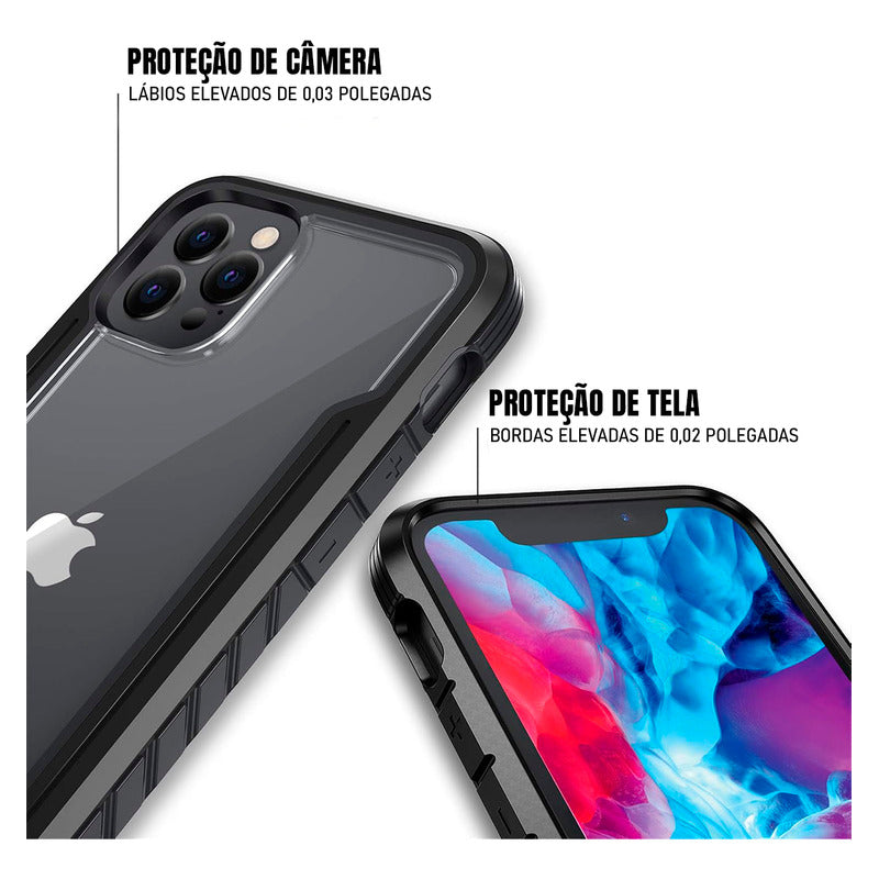 Case Anti Impacto Dorn Samsung Galaxy S24 S25 Ultra Plus - Proteção Militar Transparente 1,8m