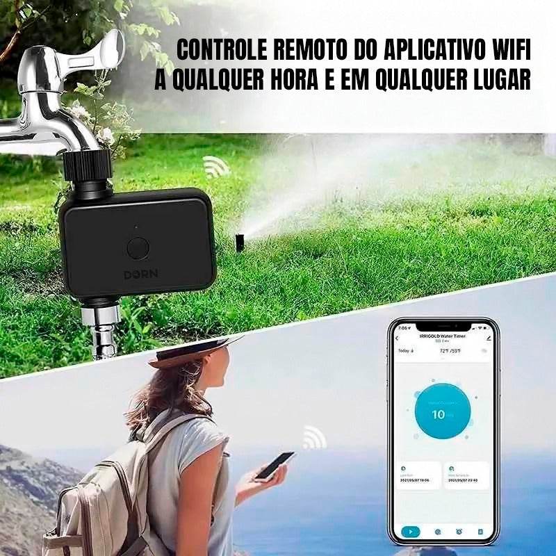Irrigador Automático Bt Temporizador Hortas Jardins Fujin