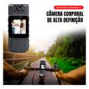 Câmera Corporal Dorn 2K HD com Visão Noturna - Lente 180°, IP65 e Gravação em Loop