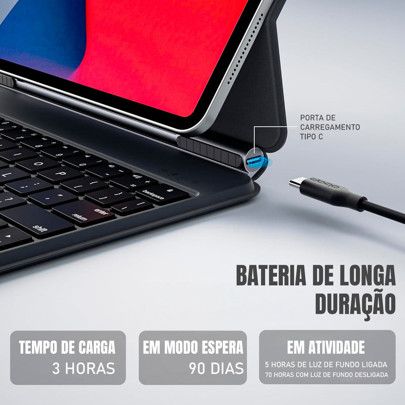 Teclado Dorn Magic Trackpad Para iPad Pro 11 E Air