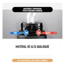 Garrafa com Display LED Virtua FX - 800ml, Tela 12x48, Personalizável Wireless, Bateria Recarregável