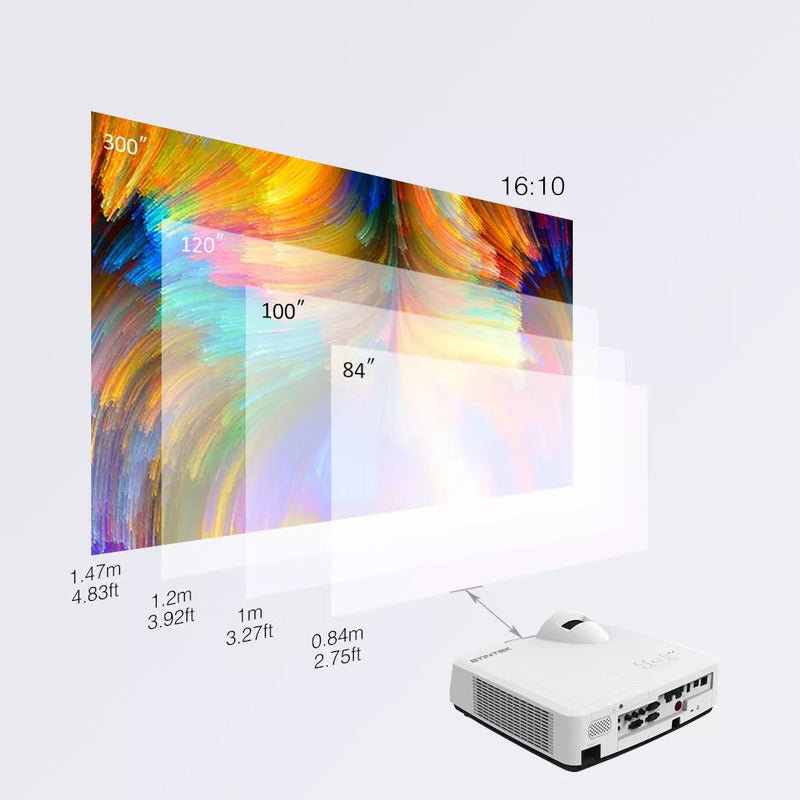 Projetor Curto Alcance Byintek Full Hd 3lcd 3600 Lumens Ansi