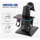 Base Dock Carregamento VR Virtua FX - Suporte Meta Quest 3/2/Pro, USB-C Magnético e Iluminação RGB