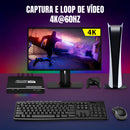 Placa Captura Vídeo Dorn Externa 4k Usb 3.2 240hz