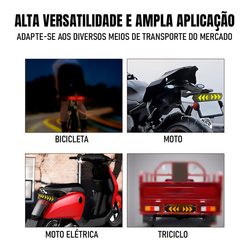 Lanterna Bicicleta Led Sinalizador Bike Iluminação Via App