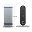 Dock Station Hdmi Usb-c Thunderbolt Hdmi 4k Rj45 100w - Dorn