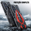 Capa Dorn Grau Militar Samsung Galaxy S24 S23 Ultra - Alumínio, Antichoque Extremo e Outdoor