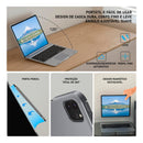 Teclado Doqo Aluminium Magic Para iPad Pro 12.9 E Air 13