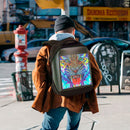 Mochila LED Virtua FX Grande para Viagem e Aventura - Painel Digital, Conforto e Alta Qualidade