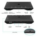 Switch KVM Dorn para Compartilhar Tela e USB entre 2 Dispositivos USB-C Thunderbolt ou Notebooks -  4K 60HZ e PD 100W