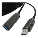 Cabo Extensor USB 3.0 Ativo Dorn - Fibra Óptica 10 Gbps, Sem Perda de Sinal para Webcam 4K/Streaming