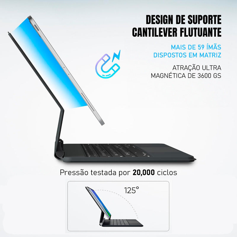 Teclado Dorn Magic Trackpad Para iPad Pro 11 E Air