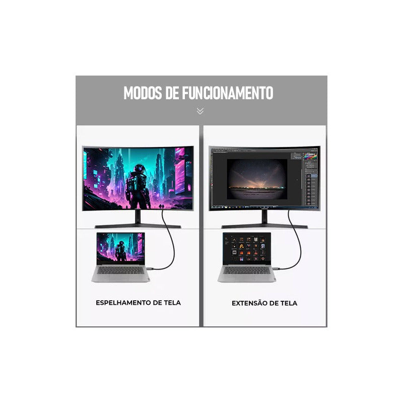 Adaptador Dorn Usb-c Para Displayport 8k Blindado 2m.