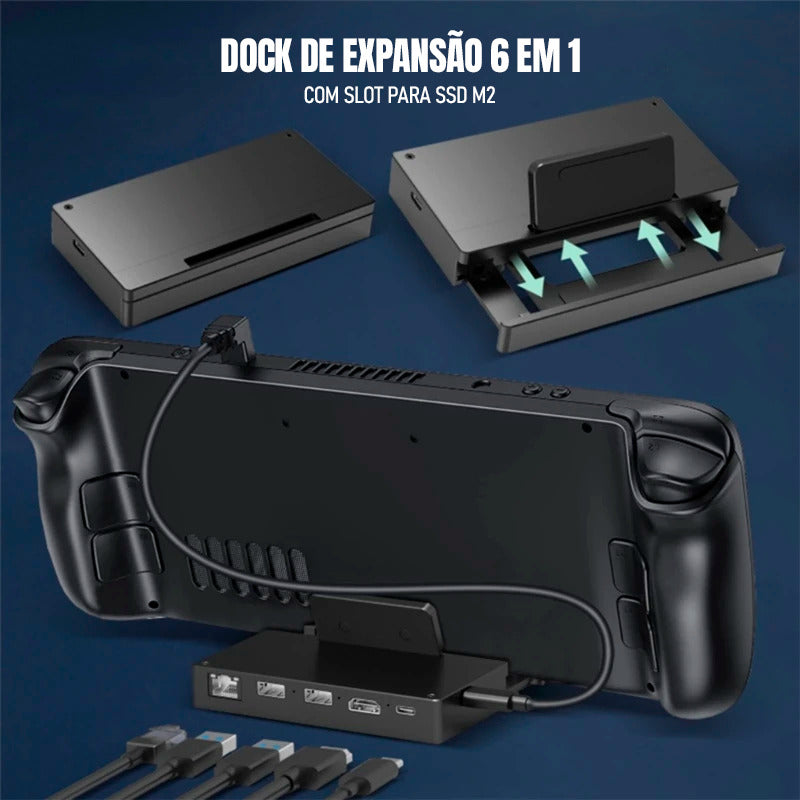 Dock Station Android 7 Em 1 Ssd Nvme M.2 Hdmi 4k