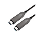 Cabo USB-C Dorn Fibra Óptica 15 Metros - 10 Gbps, 4K@60Hz e USB 3.2 Gen 2 AOC