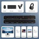 Switch KVM Dorn para Compartilhar Tela e USB entre 2 Dispositivos USB-C Thunderbolt ou Notebooks -  8K 60HZ e PD 100W