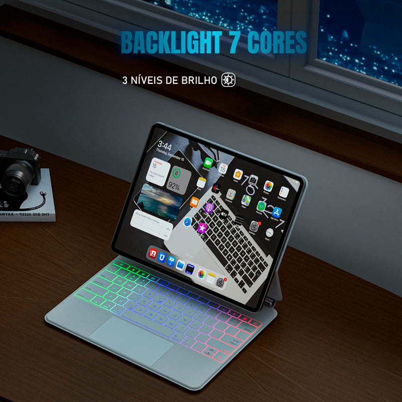Teclado Dorn Magic Para iPad 12.9 Gen 3º 4º 5º 6º E Air 13