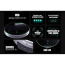 Microfone 360° Omnidirecional Dorn Sem Fio - 6m Alcance, Bluetooth, USB/P2 e Bateria 8000mAh