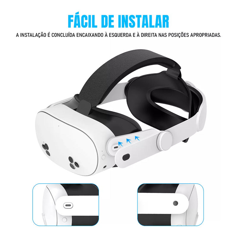 Elite Strap Premium C1 Para Meta Quest 3 Suporte Testa Vr