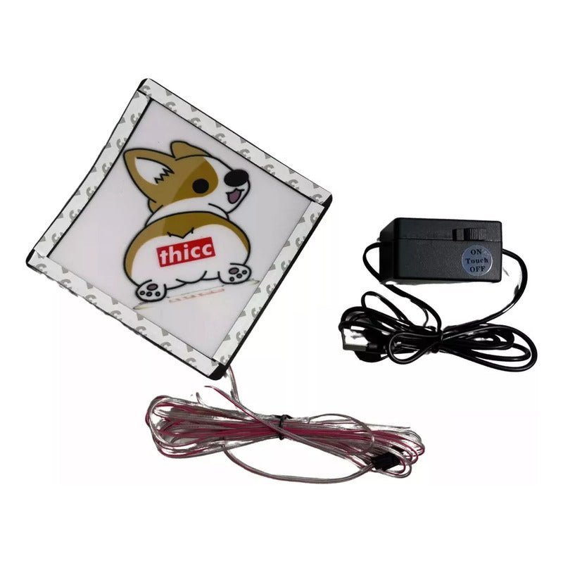 Adesivo Eletrônico Vidro Led Glow Gta Wanted Jdm Drift Night