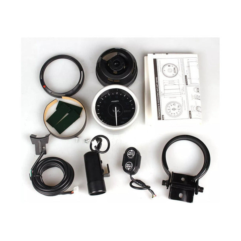 Relógio Instrumento De Corrida Esportivo Rpm Led Shift + Nf