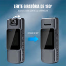 Câmera Corporal Dorn 2K HD com Visão Noturna - Lente 180°, IP65 e Gravação em Loop