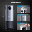 Câmera Videoconferência Dorn Webcam 360 Graus 4 Microfones