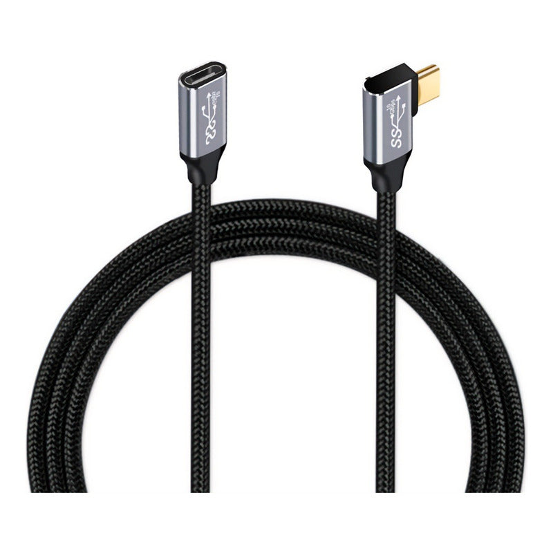 Cabo Extensor Usb-c 1 Metro Blindado 100w 10gpbs 4k