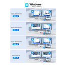 Adaptador Usb 3.0 1x2 Duplo Hdmi P/ Extensor De Tela Windows