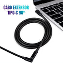Cabo Extensor USB-C 3 Dorn - 10Gbps, Carregamento 100W e Vídeo 4K@60Hz