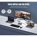 Switch KVM Dorn para Compartilhar Tela e USB entre 2 Dispositivos USB-C Thunderbolt ou Notebooks -  8K 60HZ e PD 100W