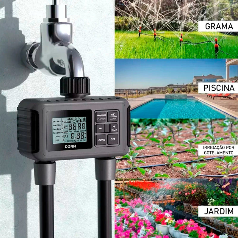 Temporizador P Torneira Mangueira Programável Água Irrigação