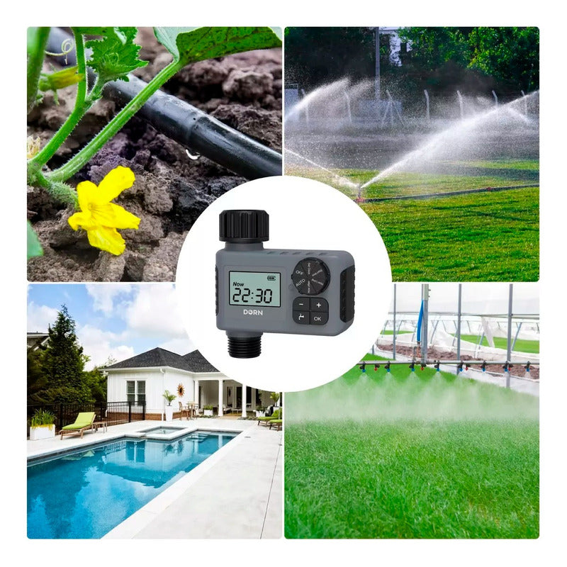 Temporizador Irrigação Programável Fluxo De Água Automático