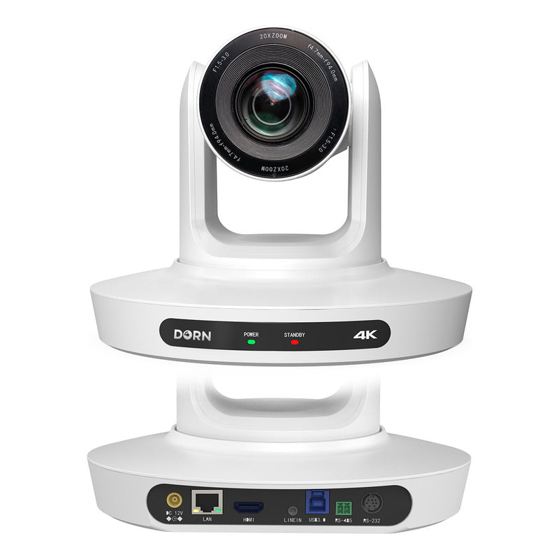 Duas Câmeras Robótica Dorn Ptz 4k 20x + Controladora