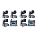 6x Câmeras Robótica Dorn Ptz 4k 12x Ndi Hx + 2x Controladora