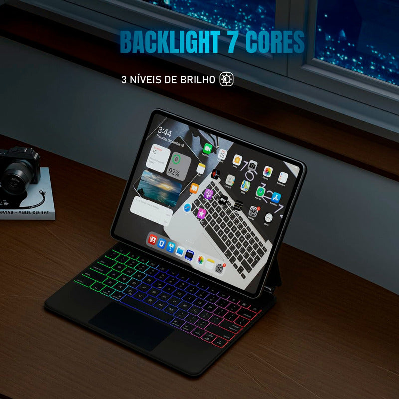 Teclado Dorn Magic Para iPad 12.9 Gen 3º 4º 5º 6º E Air 13