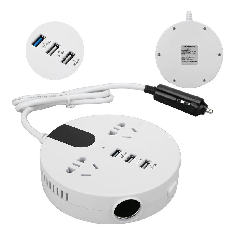 Inversor Conversor Tomada Carro 550w 12v P/220v Usb Veicular