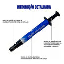 Pasta Térmica Dorn LK 17+ Platinum - 17 W/m-K, Grafeno, Desempenho Térmico Superior 5g