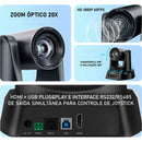 Três Câmeras Robótica Ptz Dorn 20xh Hdmi Usb + Controladora