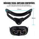 Capa Facial Virtua FX para Meta Quest 2 - Couro PU, Ventilação Aprimorada e Almofada de Sombreamento