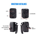 Câmera De Ação Corporal Full Hd 1080p Com Visão Noturna